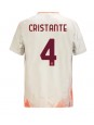 AS Roma Bryan Cristante #4 Replika Borta Kläder 2024-25 Kortärmad